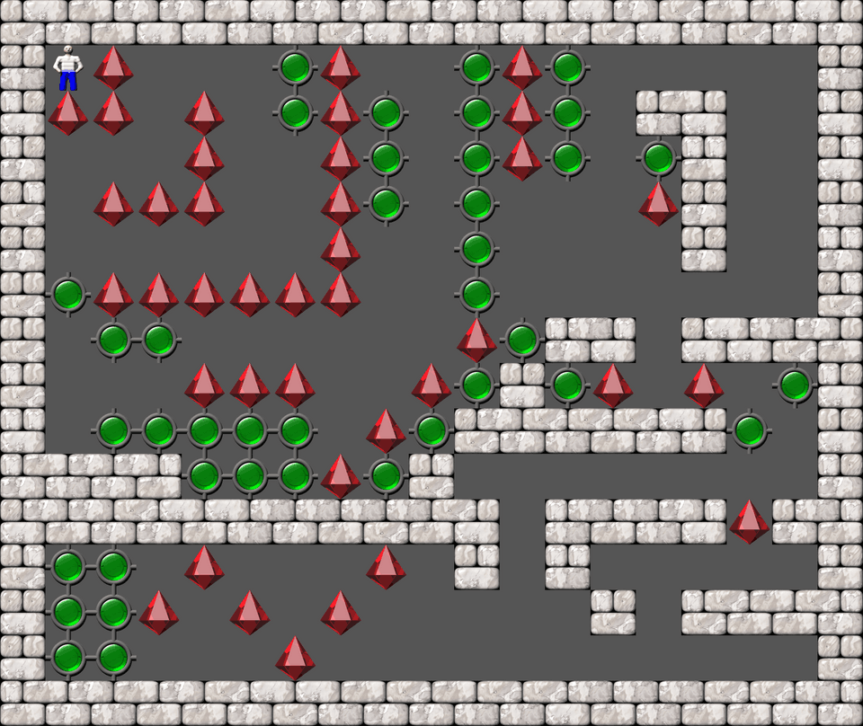 Sokoban Mass Remodel level 1837